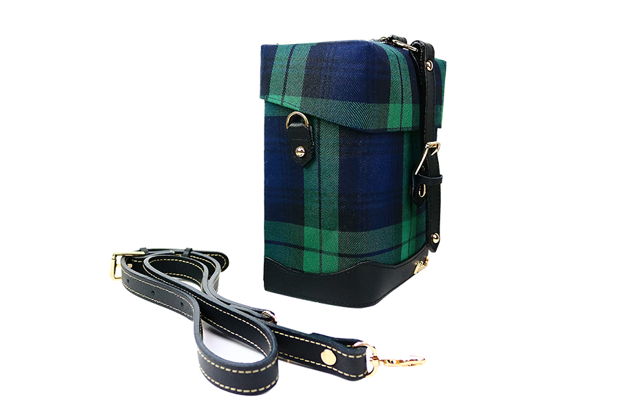 經典格紋  設計款方盒子小包_138