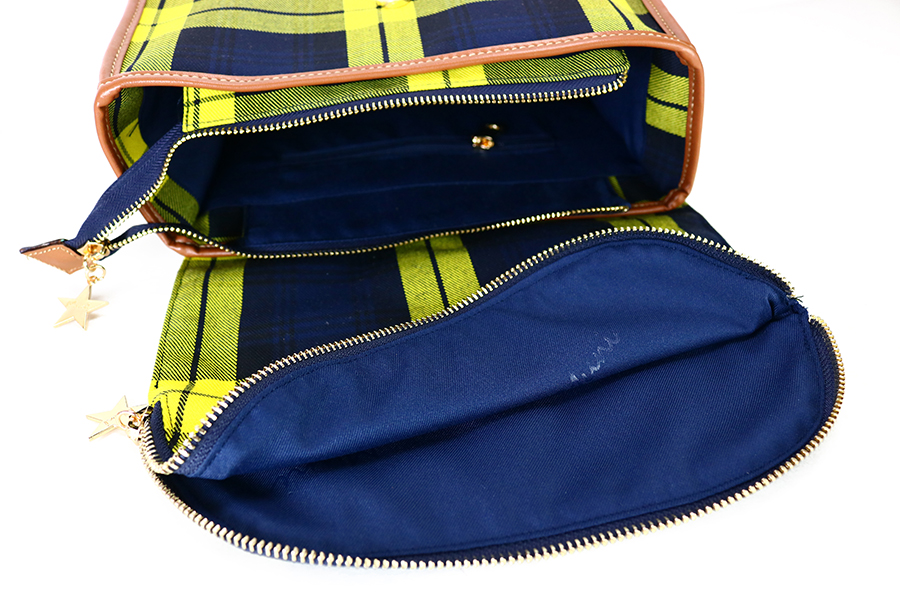 經典格紋雙鍊肩背包_68