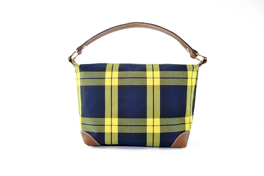 經典格紋日式淑女肩背包_10